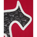 Red - Lifestyle - Two Legged Dog Mens Puff Print Hoodie