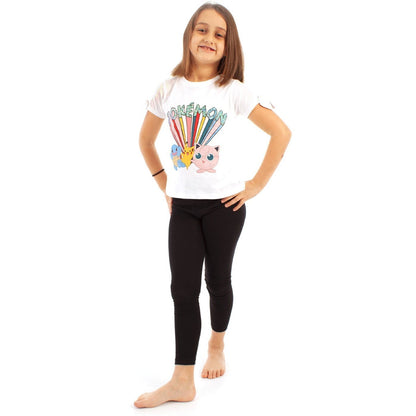 White - Side - Pokemon Girls Characters T-Shirt