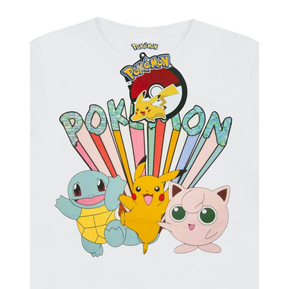 White - Lifestyle - Pokemon Girls Characters T-Shirt