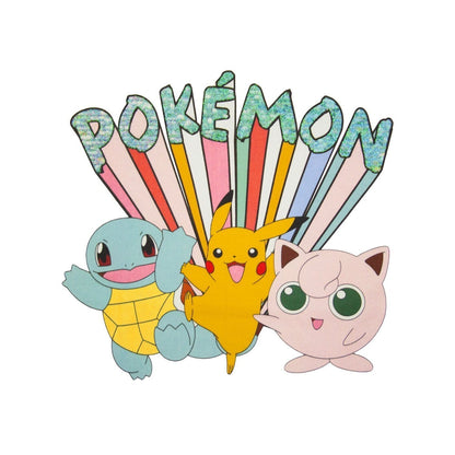 White - Pack Shot - Pokemon Girls Characters T-Shirt