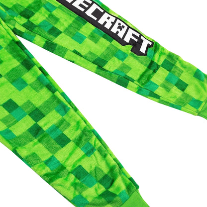 Green - Pack Shot - Minecraft Boys Creeper Pixel Bodysuit