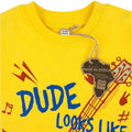 Yellow - Back - Aerosmith Childrens-Kids Dude Looks Like A Baby T-Shirt