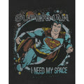 Black Print - Side - Junk Food Mens I Need My Space Superman T-Shirt