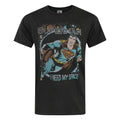 Black Print - Front - Junk Food Mens I Need My Space Superman T-Shirt