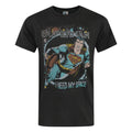 Black Print - Front - Junk Food Mens I Need My Space Superman T-Shirt