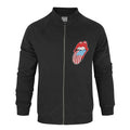 Black - Front - Amplified Mens The Rolling Stones Bomber Jacket