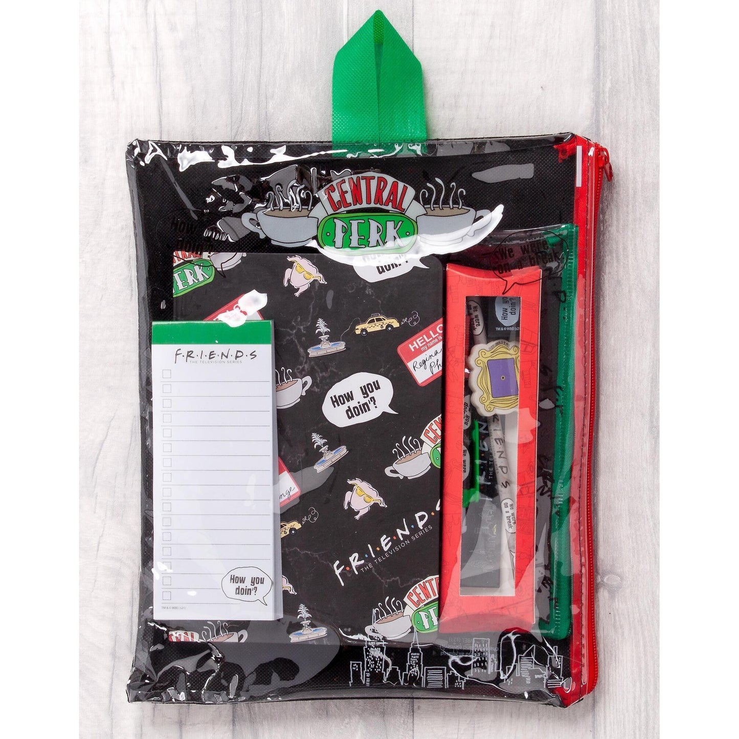 Black - Back - Friends Bumper Stationery Set (Pack of 8)