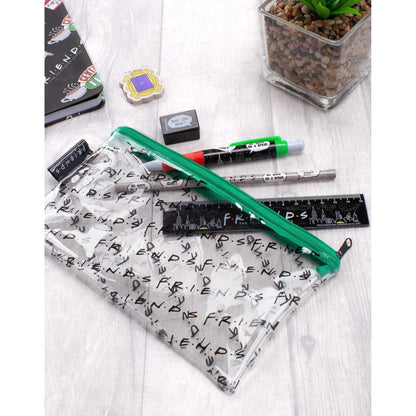 Black - Side - Friends Bumper Stationery Set (Pack of 8)