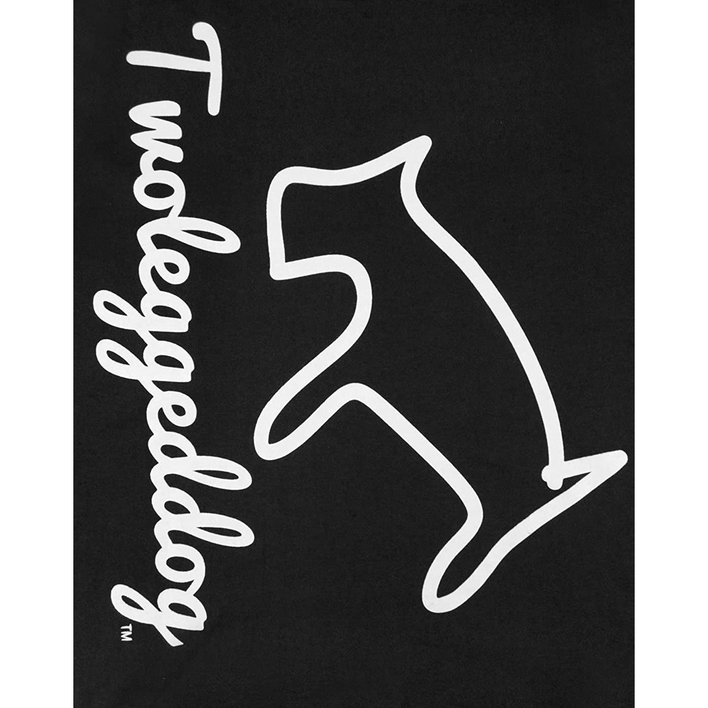 Black - Side - Two Legged Dog Boys Logo T-Shirt