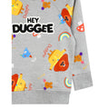 Grey-Multicoloured - Pack Shot - Hey Duggee Boys Squirrel Club Long-Sleeved Sweatshirt