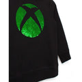 Black - Pack Shot - Xbox Childrens-Kids Logo Sequin Flip Hoodie