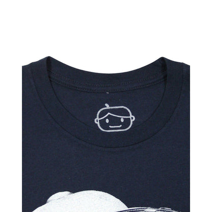 Navy-White - Back - Goodie Two Sleeves Mens Let´s Go Bananas T-Shirt