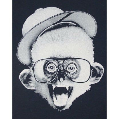 Navy-White - Side - Goodie Two Sleeves Mens Let´s Go Bananas T-Shirt
