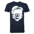 Navy-White - Front - Goodie Two Sleeves Mens Let´s Go Bananas T-Shirt