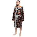 Black - Back - Dragon Ball Z Mens Goku Dressing Gown