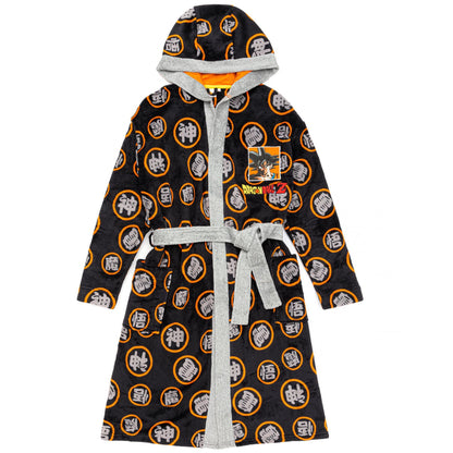 Black - Front - Dragon Ball Z Mens Goku Dressing Gown