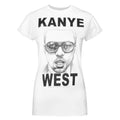 White - Front - Amplified Womens-Ladies Mercy Kanye West T-Shirt