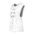 White - Back - Blood Is The New Black Womens-Ladies Soda Pop! Tank Top