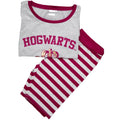 Red - Close up - Harry Potter Womens-Ladies Hogwarts Crest Short Pyjama Set
