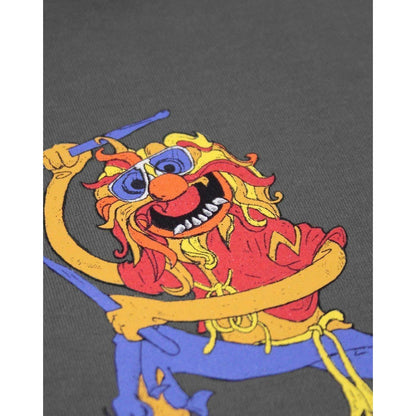 Charcoal - Lifestyle - Worn Womens-Ladies Animal Drummer The Muppets T-Shirt