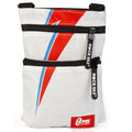 White-Red - Front - Rock Sax Lightning David Bowie Crossbody Bag