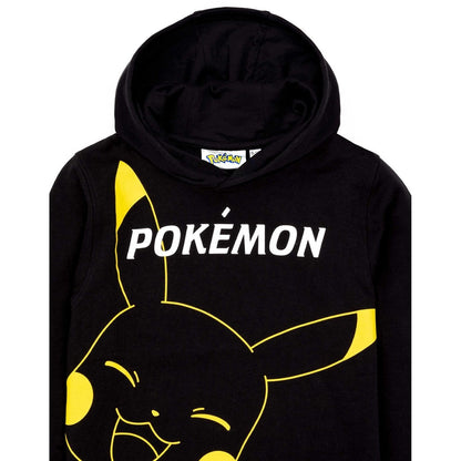 Black - Lifestyle - Pokemon Childrens-Kids Pikachu Hoodie