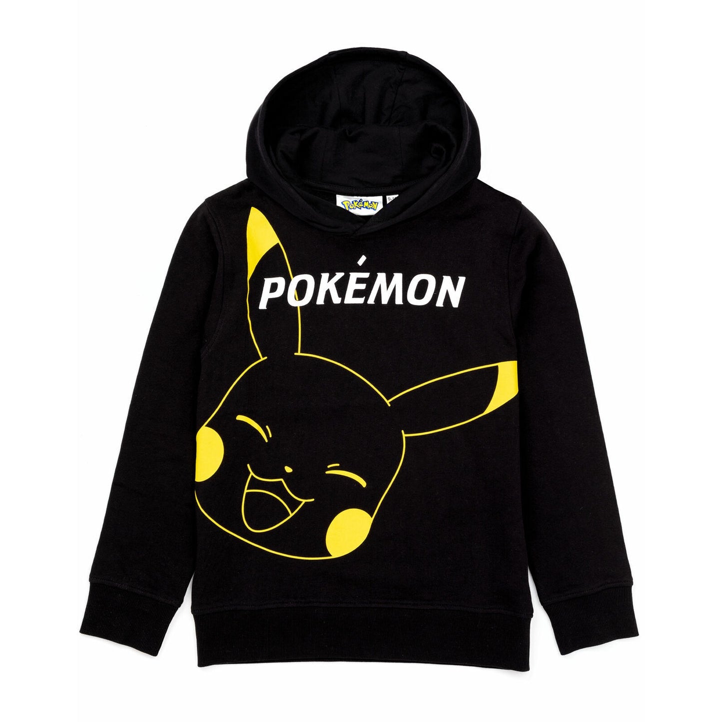 Black - Front - Pokemon Childrens-Kids Pikachu Hoodie