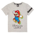 Grey-Red - Side - Super Mario Boys Short Pyjama Set