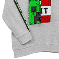 Grey - Pack Shot - Minecraft Childrens-Kids Sequin Flip Sweatshirt