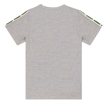 Green-Grey - Back - Minecraft Childrens-Kids Short Pyjama Set