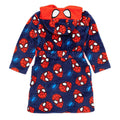 Blue-Red - Back - Spider-Man Childrens-Kids Robe