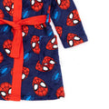 Blue-Red - Close up - Spider-Man Childrens-Kids Robe