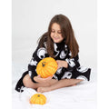 Black-White - Back - Nightmare Before Christmas Childrens-Kids Robe