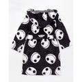 Black-White - Side - Nightmare Before Christmas Childrens-Kids Robe