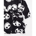 Black-White - Close up - Nightmare Before Christmas Childrens-Kids Robe