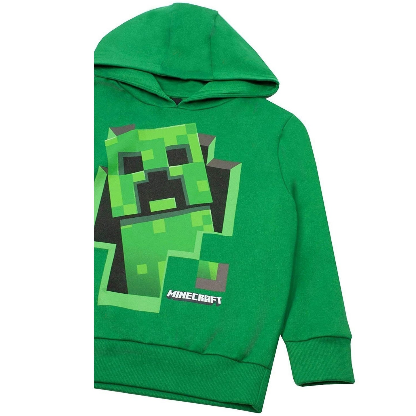 Green - Lifestyle - Minecraft Boys Inside Creeper Hoodie