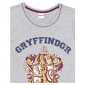 Grey-White-Maroon - Lifestyle - Harry Potter Womens-Ladies Gryffindor Long Pyjama Set