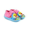Pink-Sky Blue-Yellow - Side - Baby Shark Girls Slippers