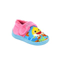 Pink-Sky Blue-Yellow - Front - Baby Shark Girls Slippers