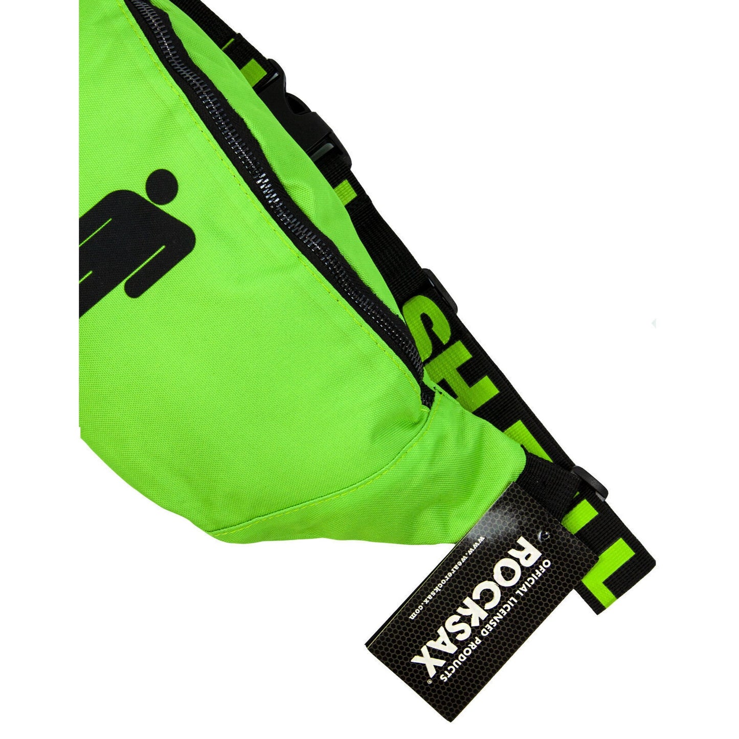 Fluorescent Green - Side - Rock Sax Bad Guy Billie Eilish Waist Bag