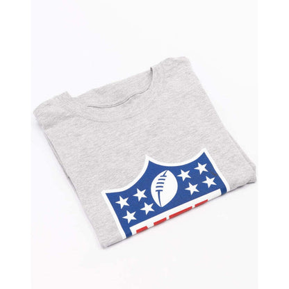 Grey-Blue-Red - Lifestyle - NFL Womens-Ladies Shield T-Shirt