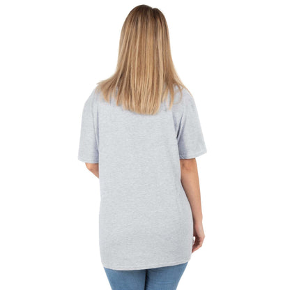 Grey-Black - Side - NFL Womens-Ladies Las Vegas Raiders T-Shirt