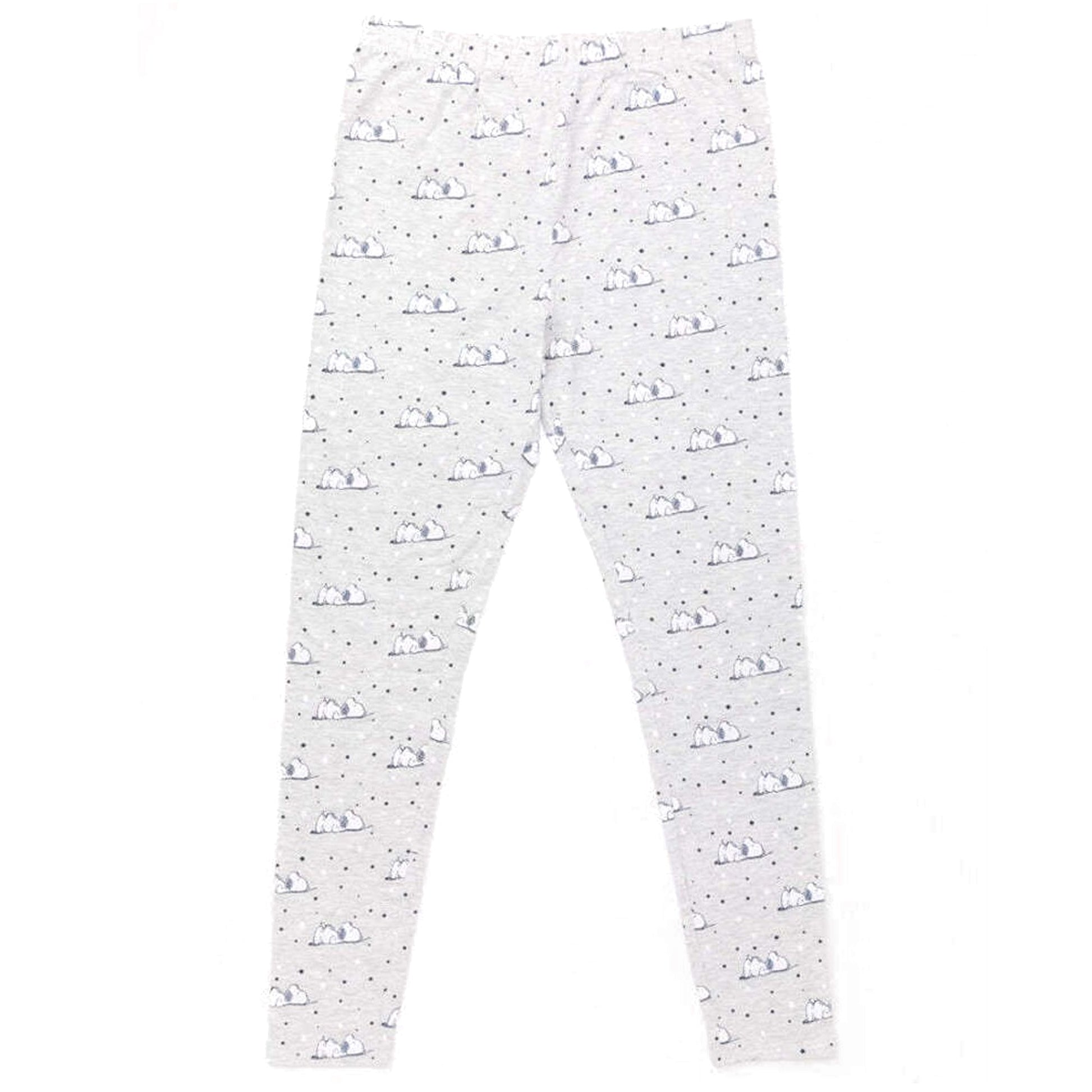 Navy-Grey - Lifestyle - Peanuts Womens-Ladies Snoopy Long Pyjama Set