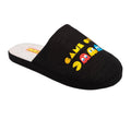 Black-Yellow - Front - Pac-Man Mens Game Over Slippers