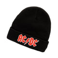 Black - Front - AC-DC Logo Beanie