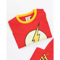 Red - Pack Shot - The Flash Childrens-Kids Logo Glow In The Dark Pyjama Set