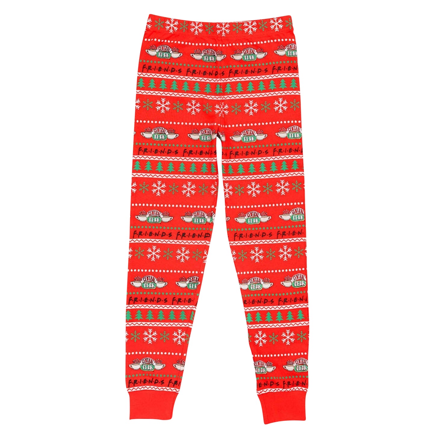 Grey-Red - Lifestyle - Friends Girls Christmas Pyjama Set