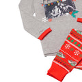 Grey-Red - Pack Shot - Friends Girls Christmas Pyjama Set
