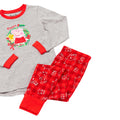 Red-Grey - Pack Shot - Peppa Pig Girls Christmas Pyjama Set