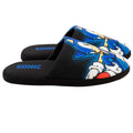 Black - Side - Sonic The Hedgehog Mens Slippers